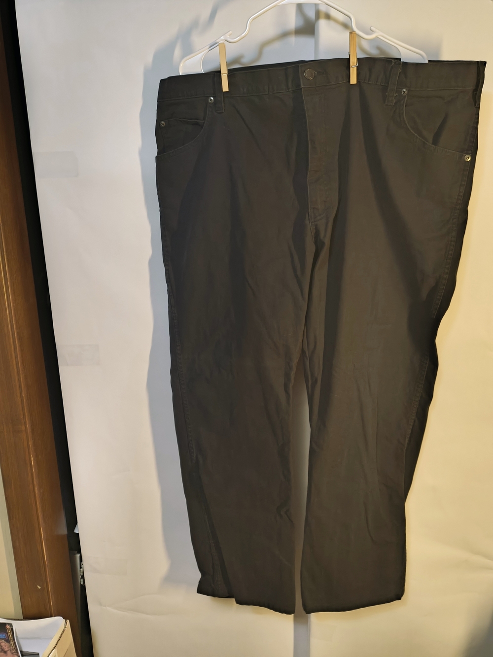 Dickies Black Carpenter Work Pants Men’s 42x30 Cotton Stretch Utility